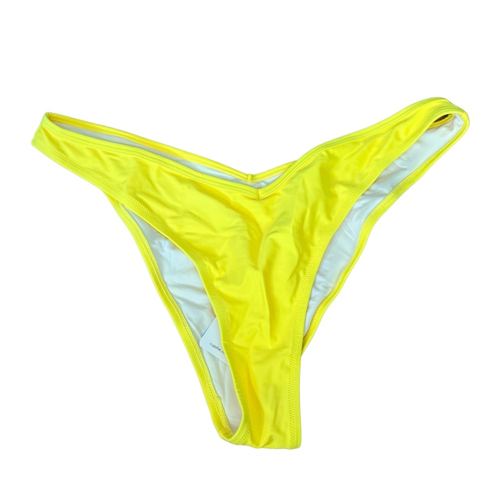 Cupshe Bright Yellow Bikini Bottom